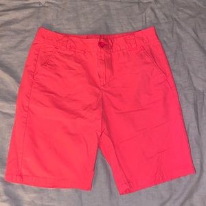 Hot Pink boyfriend roll up khakis by gap shorts
